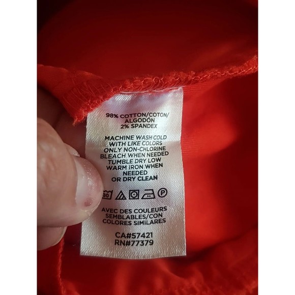 Ann Taylor Womens Pants Sz 4 Cropped Mid Rise Mid Waist Slit Straight Leg Casual - Picture 8 of 12